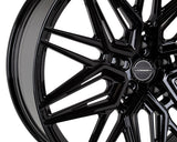 Vossen HF7 20x9 / 21x12 C8 Corvette Wheels – Gloss Black