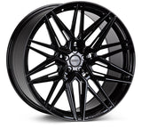 Vossen HF7 20x9 / 21x12 C8 Corvette Wheels – Gloss Black