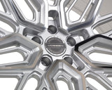 Vossen HF7 20x9 / 21x12 C8 Corvette Wheels – Silver Polished