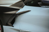 Molduras de Fibra de Carbono para Entradas de Aire Laterales (Par) para Chevrolet Corvette C8 2020–2024