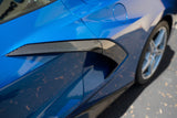 2020–2024 Chevrolet Corvette C8 Cubiertas de manija de puerta de fibra de carbono (Par)