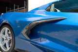 2020–2024 Chevrolet Corvette C8 Cubiertas de manija de puerta de fibra de carbono (Par)