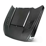 2015–2017 Ford Mustang Ram Air Double-Sided Carbon Fiber Hood