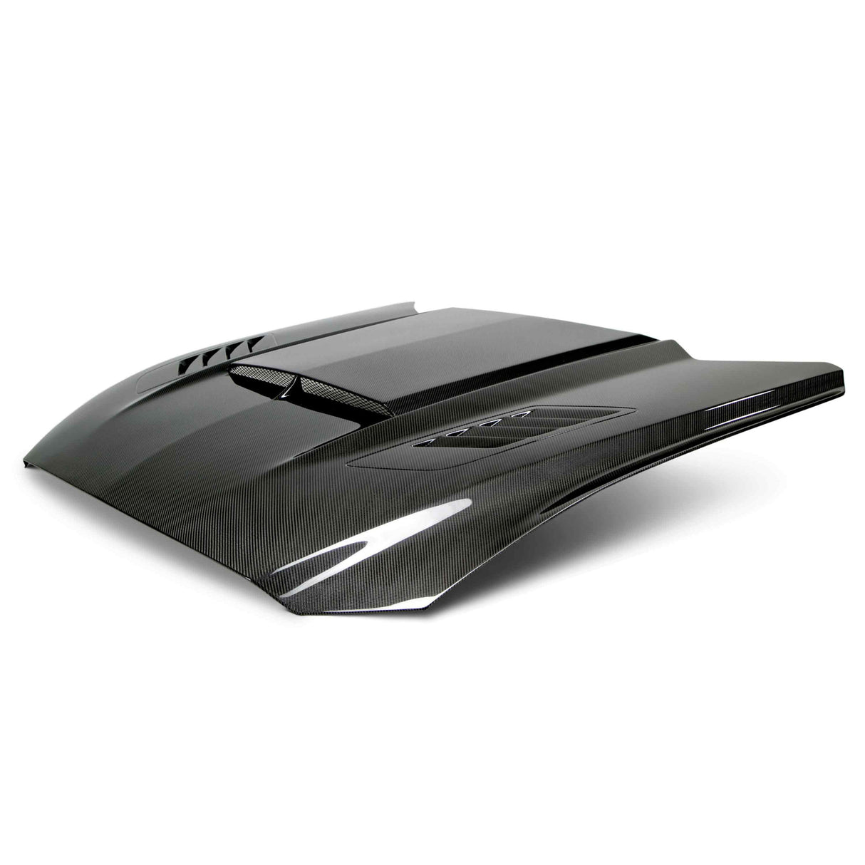 2015–2017 Ford Mustang Ram Air Double-Sided Carbon Fiber Hood