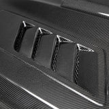 2015–2017 Ford Mustang Ram Air Double-Sided Carbon Fiber Hood