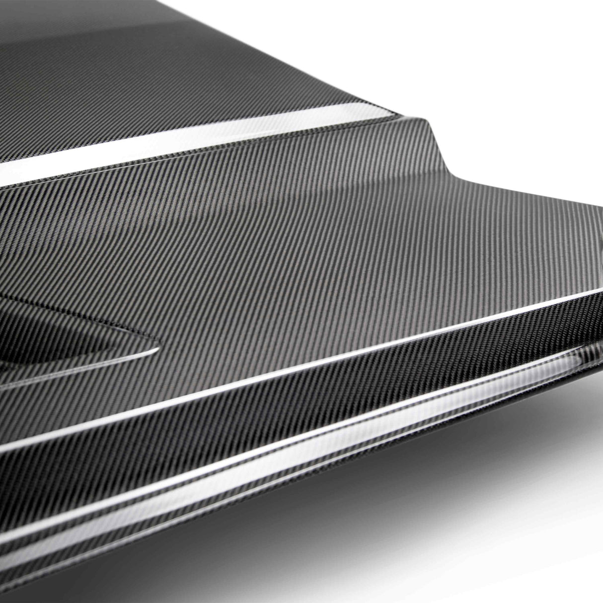 2015–2017 Ford Mustang Ram Air Double-Sided Carbon Fiber Hood