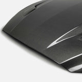2015–2017 Ford Mustang Type-CJ Double-Sided Carbon Fiber 3" Cowl Hood
