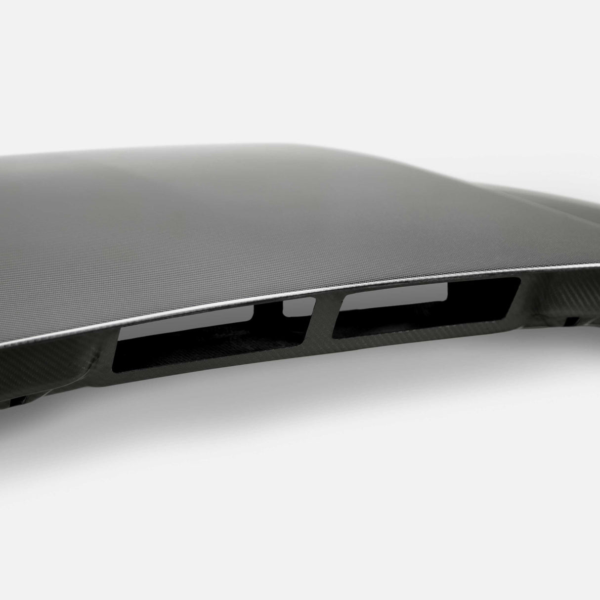 2015–2017 Ford Mustang Type-CJ Double-Sided Carbon Fiber 3" Cowl Hood