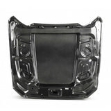 2015–2017 Ford Mustang Type-CJ Double-Sided Carbon Fiber 3" Cowl Hood