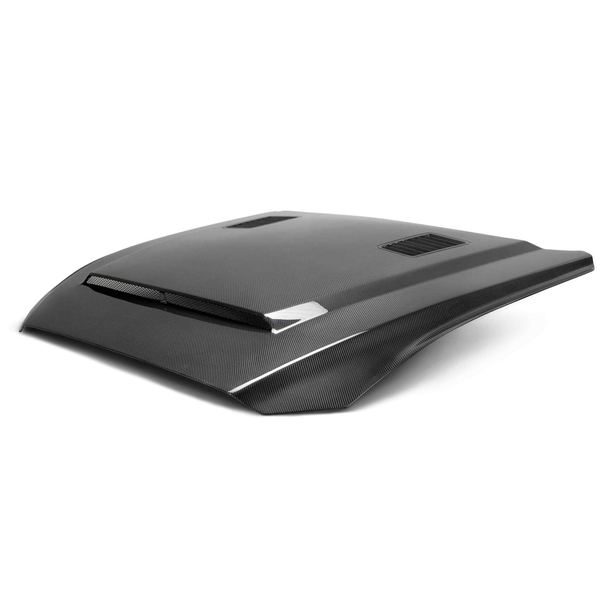 2015–2017 Ford Mustang Carbon Fiber Hood – Type-SN (Double-Sided)