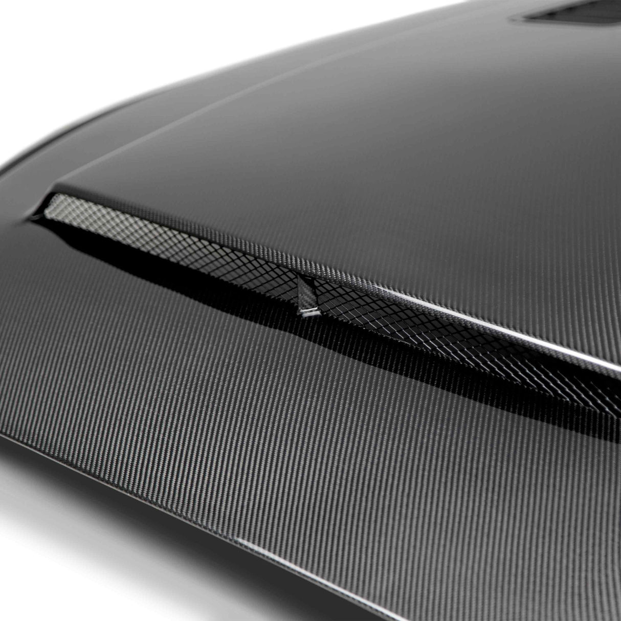 2015–2017 Ford Mustang Carbon Fiber Hood – Type-SN (Double-Sided)