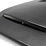 2015–2017 Ford Mustang Carbon Fiber Hood – Type-SN (Double-Sided)
