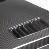 2015–2017 Ford Mustang Carbon Fiber Hood – Type-SN (Double-Sided)