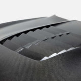 Capó de fibra de carbono de doble cara Type-GT5 para Ford Mustang Shelby GT350 / GT350R 2015-2020