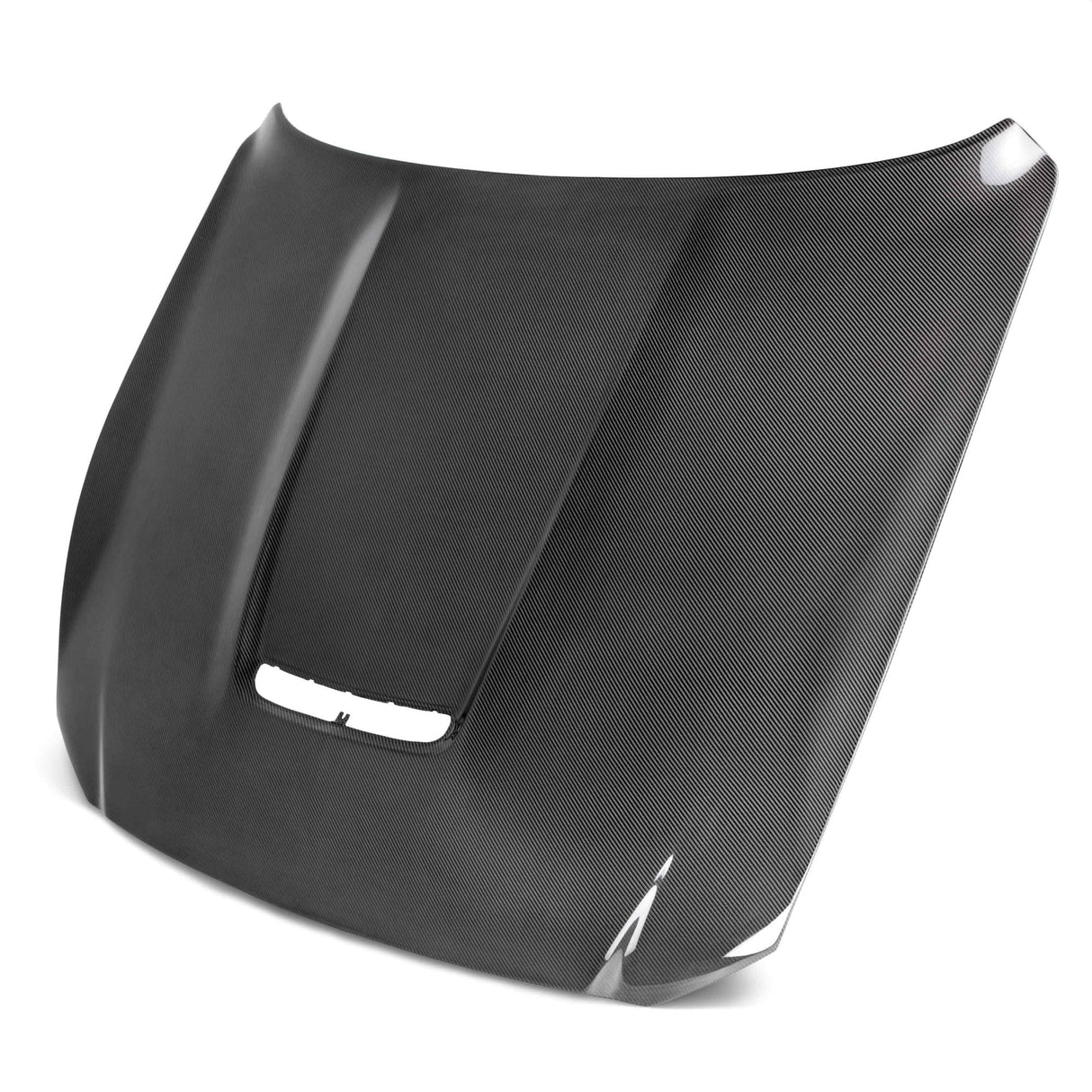 Capó de fibra de carbono de doble cara para Ford Mustang Shelby GT350 2015-2020