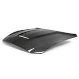 Capó de fibra de carbono de doble cara para Ford Mustang Shelby GT350 2015-2020