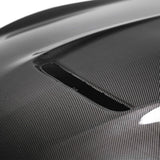 Capó de fibra de carbono de doble cara para Ford Mustang Shelby GT350 2015-2020