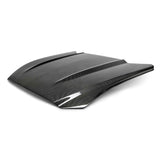 2015–2017 Ford Mustang Type-OE Double-Sided Carbon Fiber Hood (EcoBoost / V6)