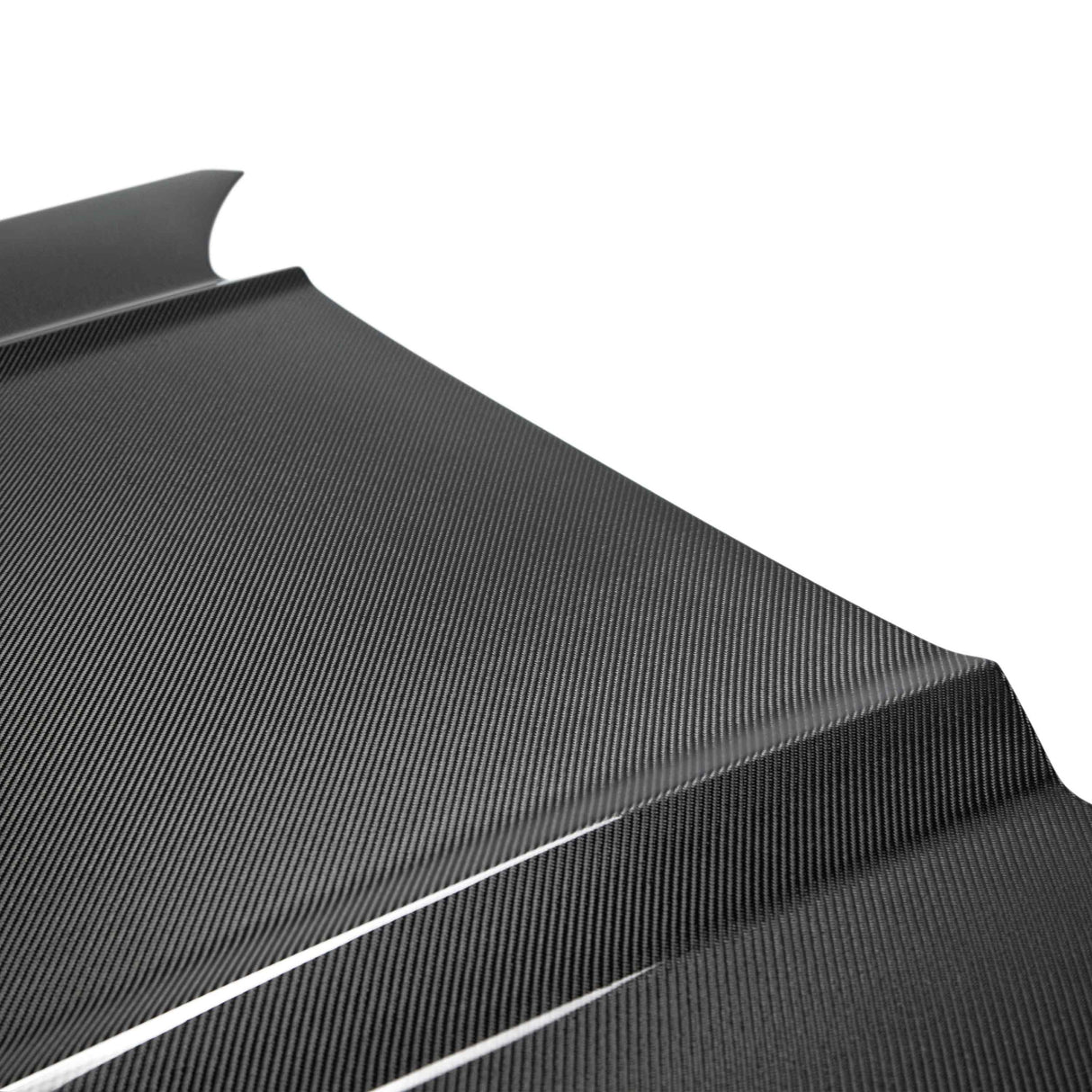 2015–2017 Ford Mustang Type-OE Double-Sided Carbon Fiber Hood (EcoBoost / V6)