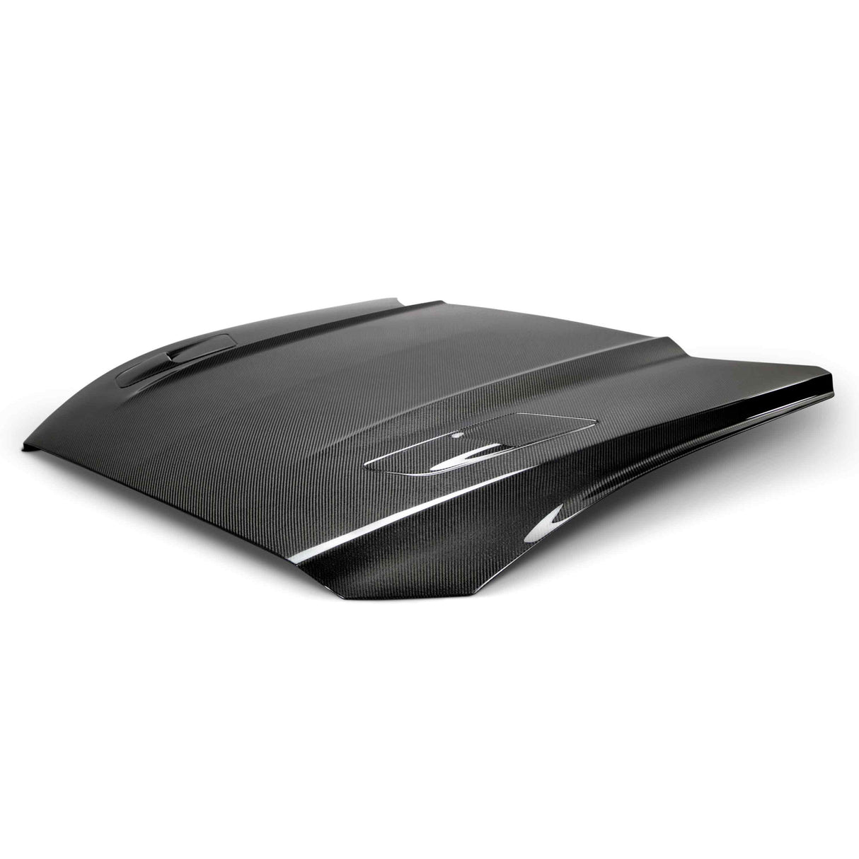 2015–2017 Ford Mustang Type-OE (GT Style w/ Hood Vents) Double-Sided Carbon Fiber Hood