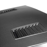 2018–2023 Ford Mustang Type-SN Double-Sided Carbon Fiber Hood