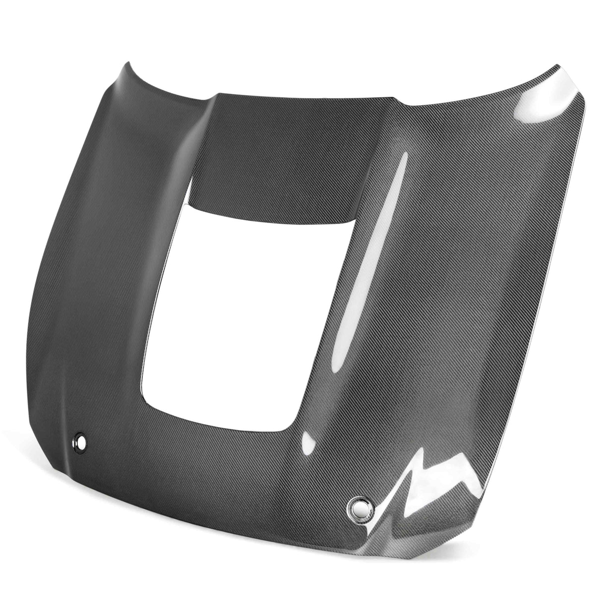 Capó de fibra de carbono de doble cara tipo OE para Ford Mustang Shelby GT500 2020-2023