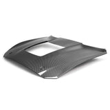 Capó de fibra de carbono de doble cara tipo OE para Ford Mustang Shelby GT500 2020-2023