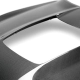 Capó de fibra de carbono de doble cara tipo OE para Ford Mustang Shelby GT500 2020-2023
