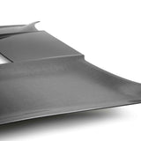 Capó de fibra de carbono de doble cara tipo OE para Ford Mustang Shelby GT500 2020-2023