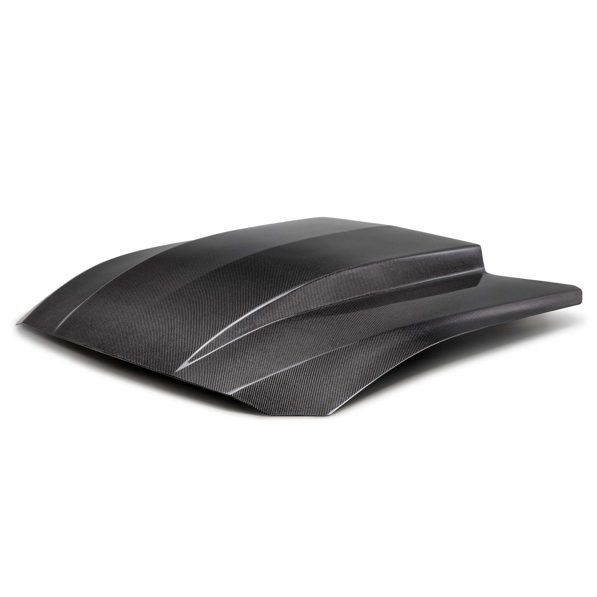 2024–2025 Ford Mustang Type-CJ Double-Sided Carbon Fiber Cowl Hood