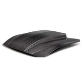 2024–2025 Ford Mustang Type-CJ Double-Sided Carbon Fiber Cowl Hood