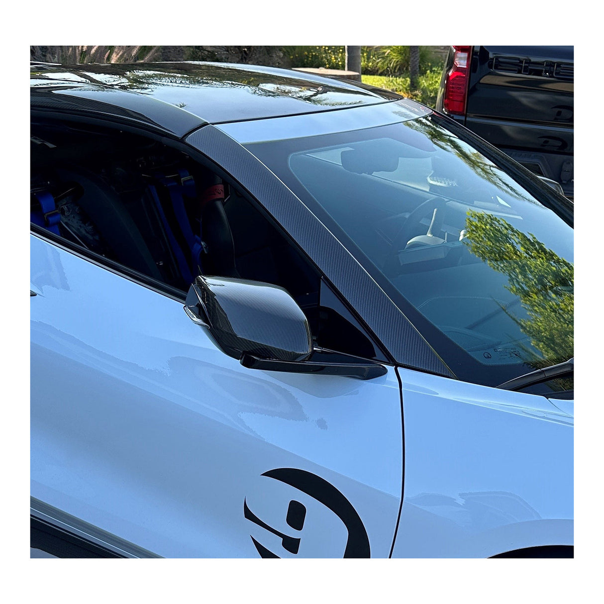 Carbon Fiber Pillar Cover Replacements for 2020-2026 Chevrolet C8