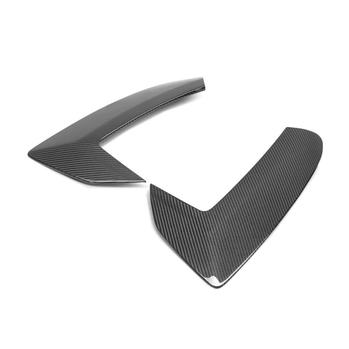 Molduras de Fibra de Carbono para Entradas de Aire Laterales (Par) para Chevrolet Corvette C8 2020–2024