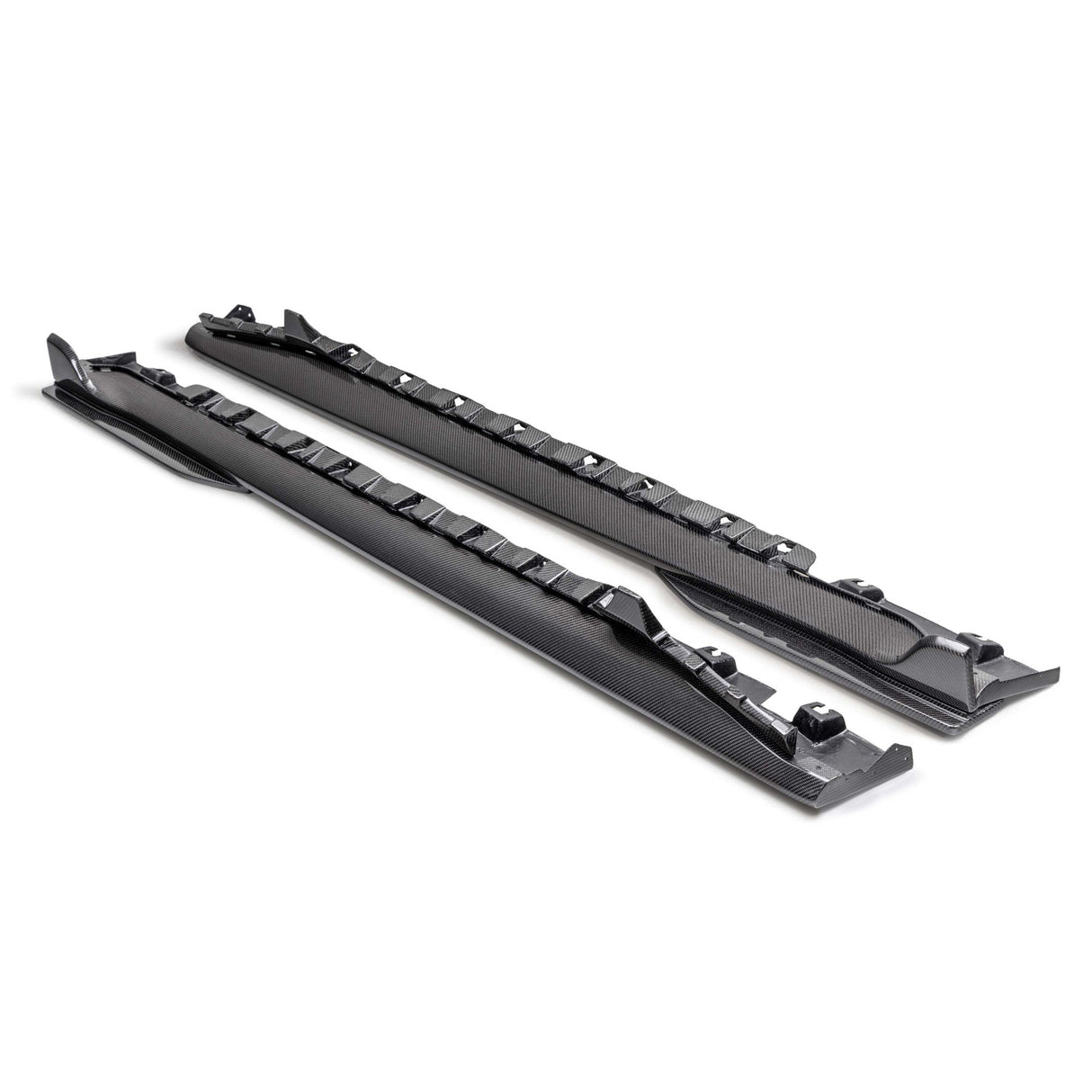 2024 + Ford Mustang S650 Type-GT5 Divisor de panel basculante lateral de fibra de carbono
