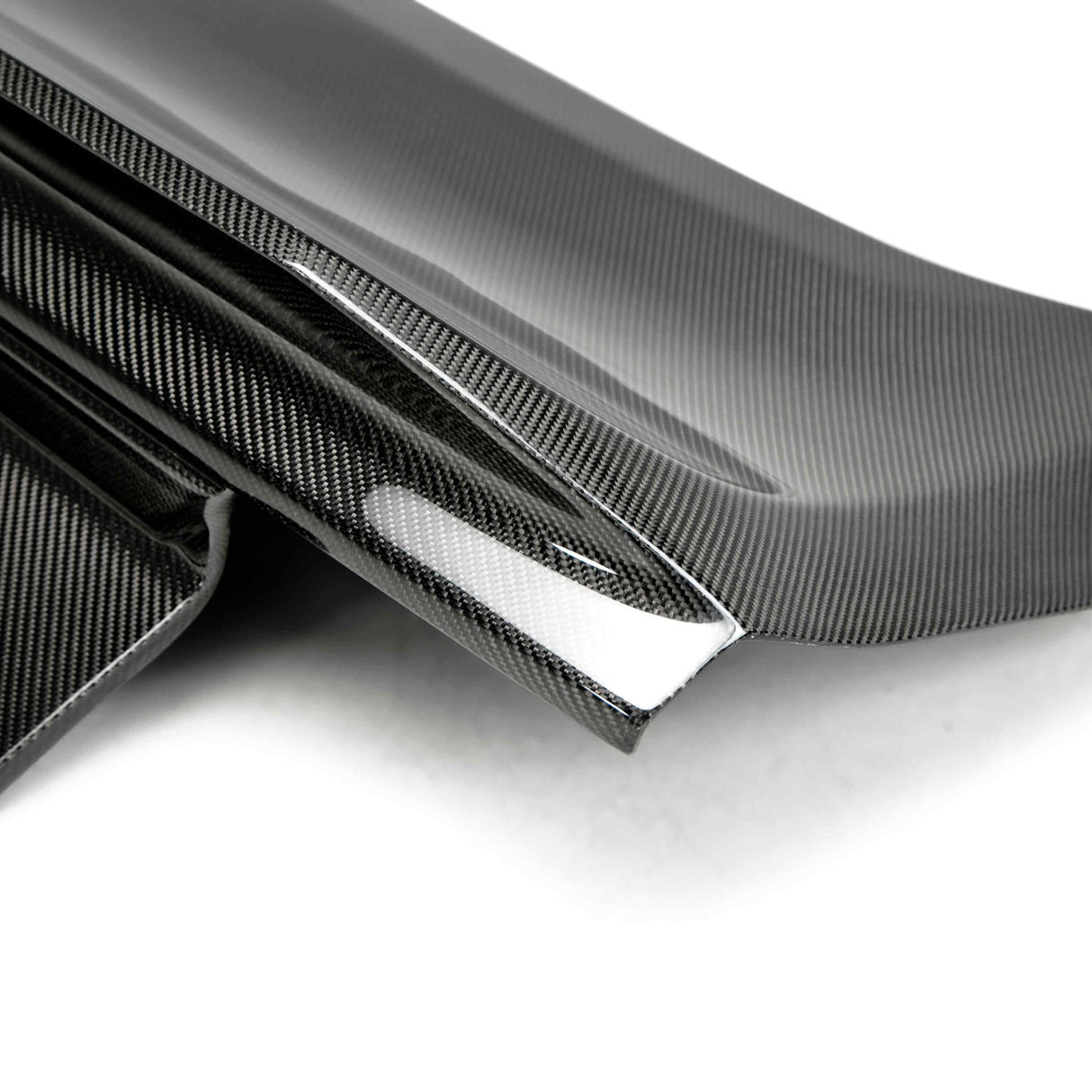 Tapa de la cajuela de fibra de carbono con alerón integrado para Ford Mustang 2015-2023