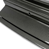 Tapa de la cajuela de fibra de carbono con alerón integrado para Ford Mustang 2015-2023