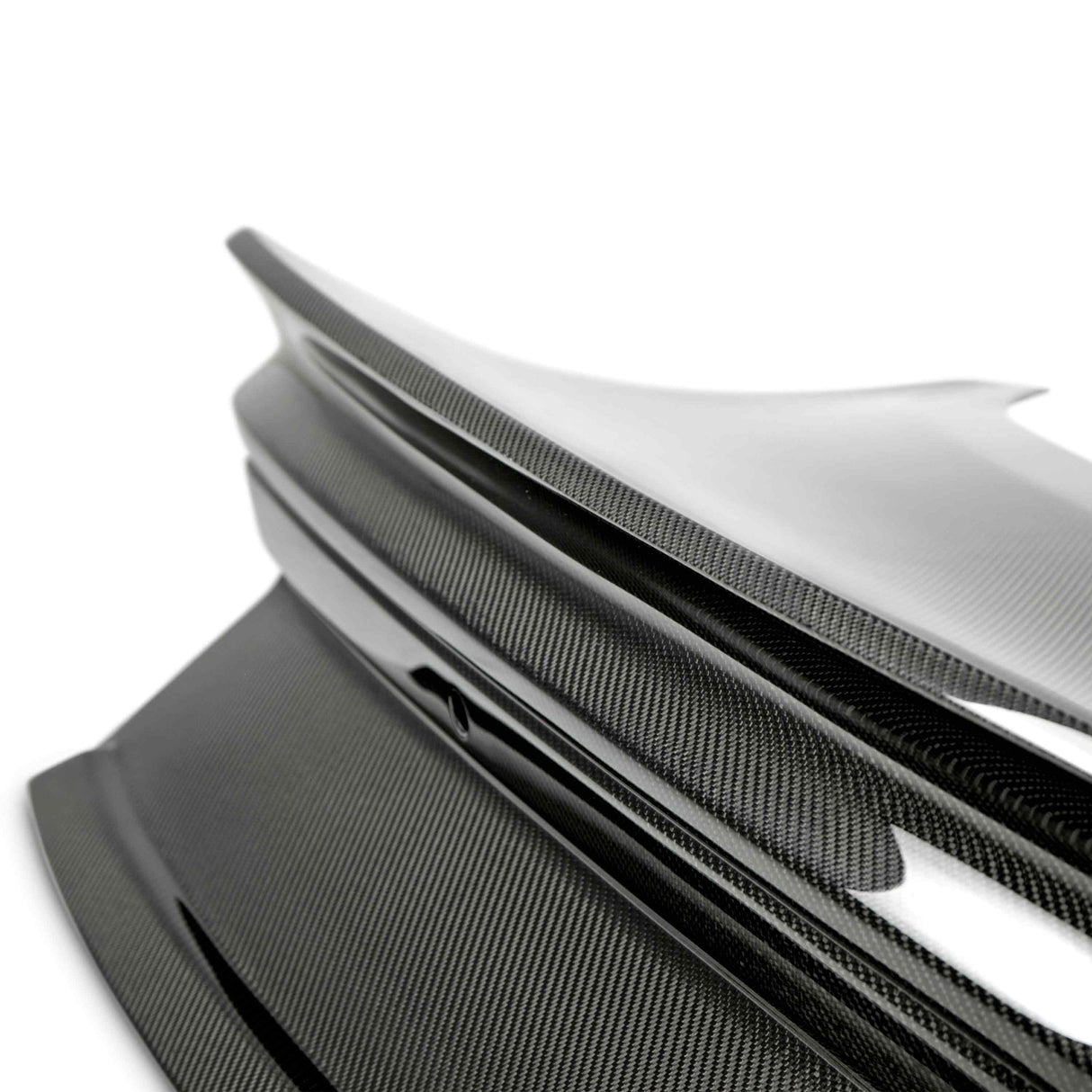 Tapa de la cajuela de fibra de carbono con alerón integrado para Ford Mustang 2015-2023