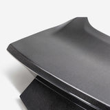 2024 + Ford Mustang S650 Fibra de Carbono Brillante de Una Pieza Estilo OE Eliminación de Agujeros de Cajuela Trasera