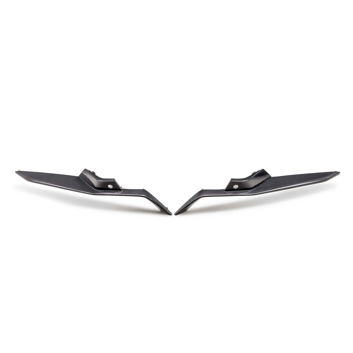 Deflectores de rejilla superior de fibra de carbono para Chevrolet Corvette C8 Z06 2023–2024