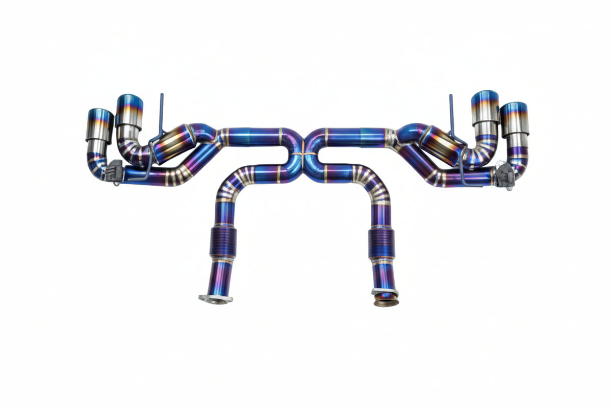 Sistema de escape Catback con válvulas de titanio Corvette C8 - APEX Exhaust