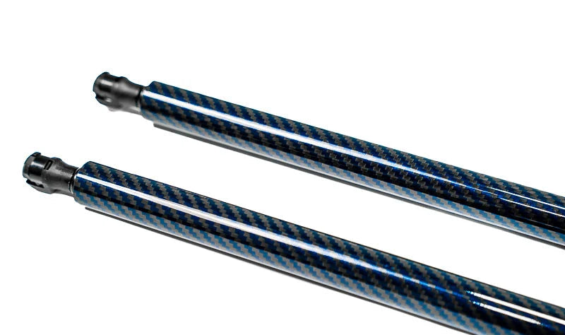 C8 Corvette Carbon Fiber Hood Struts - Red, Blue, Forged