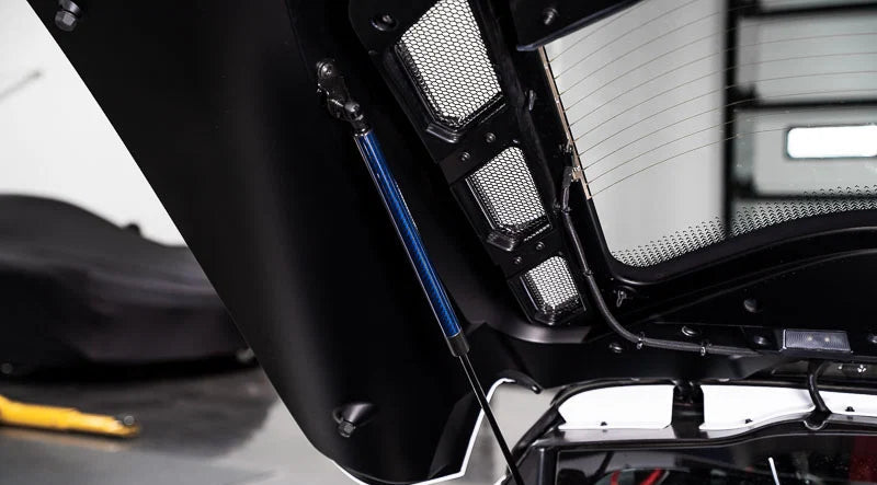 C8 Corvette Carbon Fiber Hood Struts - Red, Blue, Forged