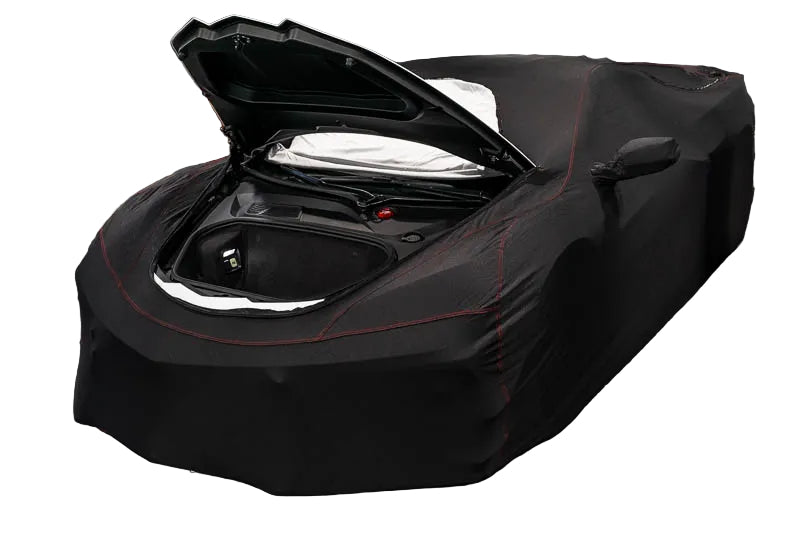 GM OEM C8 Corvette Premium Indoor Car Cover – Black with Frunk & Trunk Access Panels