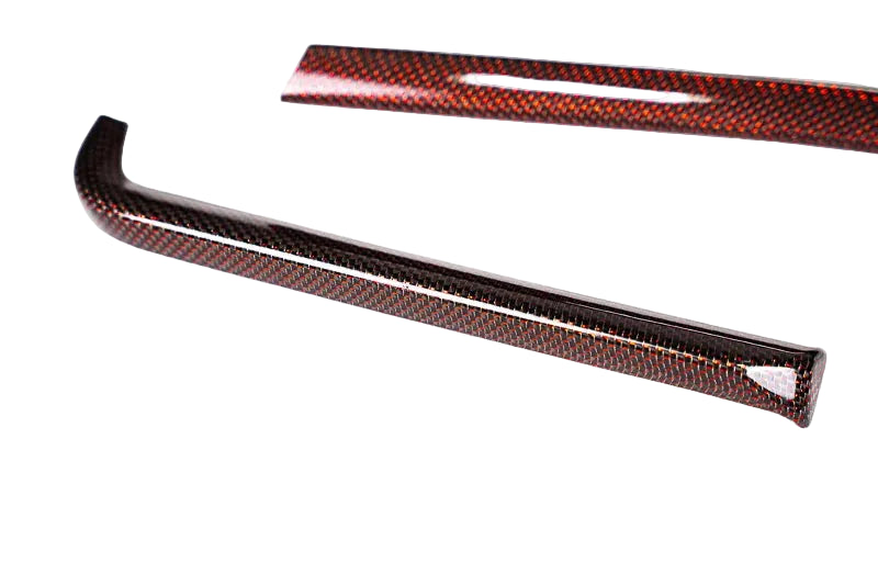 C8 Corvette Carbon Fiber Interior Trim - 3 Piece Kit - Red, Black, Forged