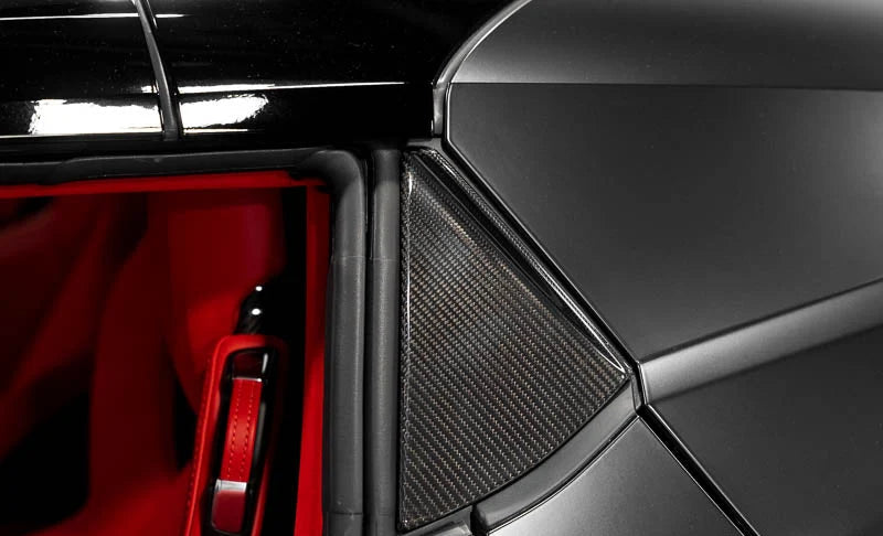 C8 Corvette Convertible Carbon Fiber B-Pillar Trim Overlays – HTC