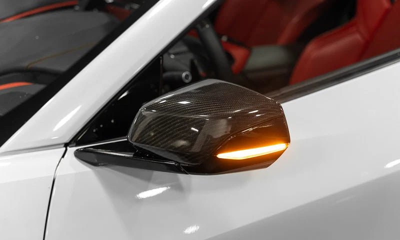 C8 Corvette Sequential LED Mirror Cap Turn Signals