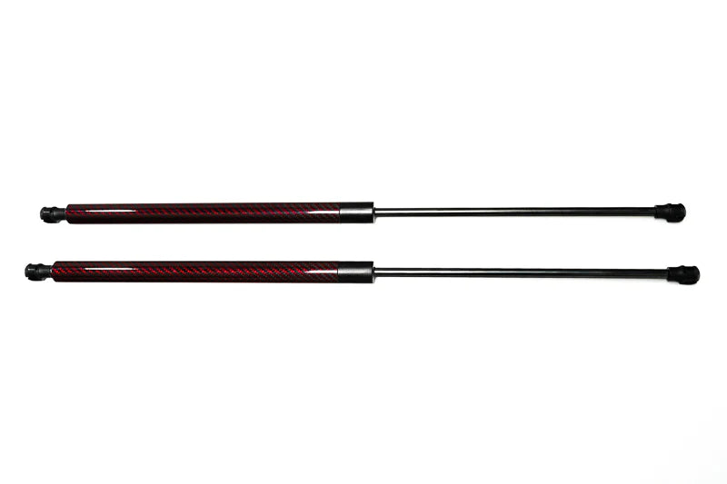 C8 Corvette Carbon Fiber Hood Struts - Red, Blue, Forged