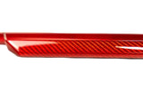 C8 Corvette Carbon Fiber Interior Trim - 3 Piece Kit - Red, Black, Forged