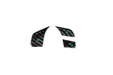 2020–2023 C8 Corvette Carbon Fiber Steering Wheel Button Covers – 1LT Non-Heated