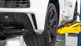 C8 Corvette Z06 / E-Ray / ZR1 Extended Rear Splash Guards – Carbon Flash